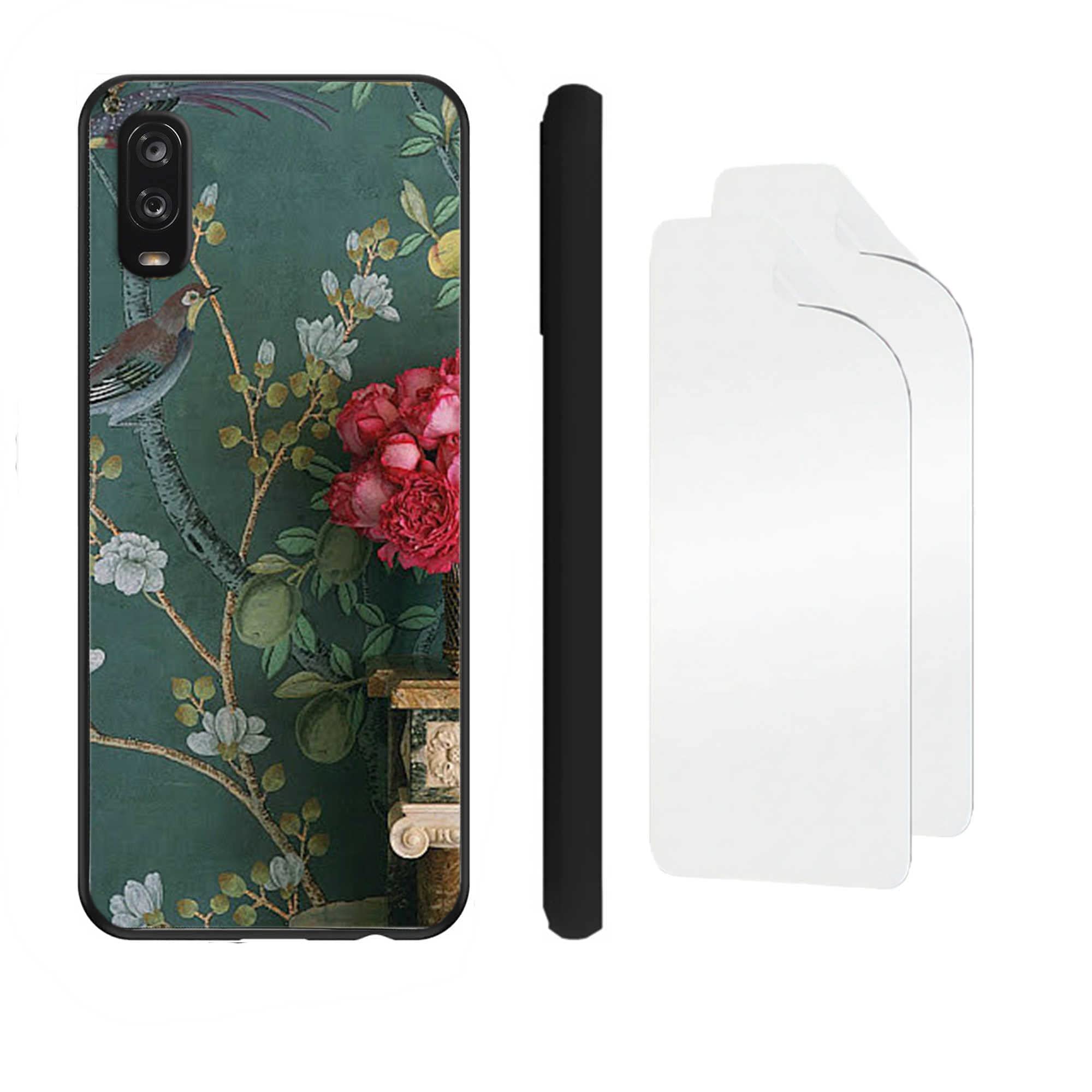 Jitterbug Smart 3 Phone Case & Lively Smart Case Cover with [2 Pack] TPU Screen Protector - Shockproof Protective Cover for Senior Citizens - Perfect for Everyday Use & Travel Protection