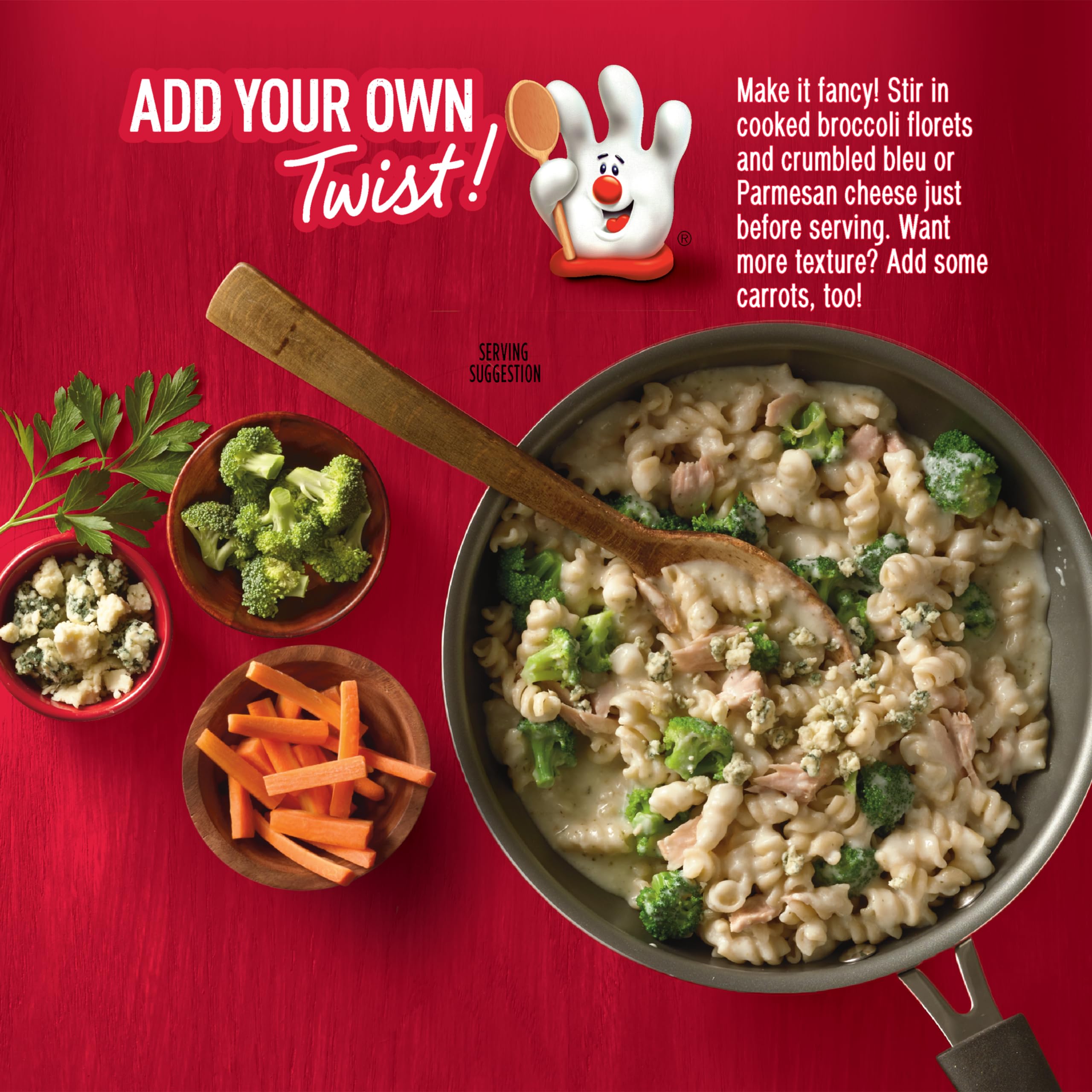 Tuna Helper Creamy Broccoli Pasta - 6.4 oz (12 Pack) | Easy Dinner Meal Kit for Quick Family Meals & Busy Weeknights