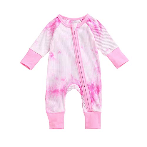 Tie Dye Zipper Front Rose