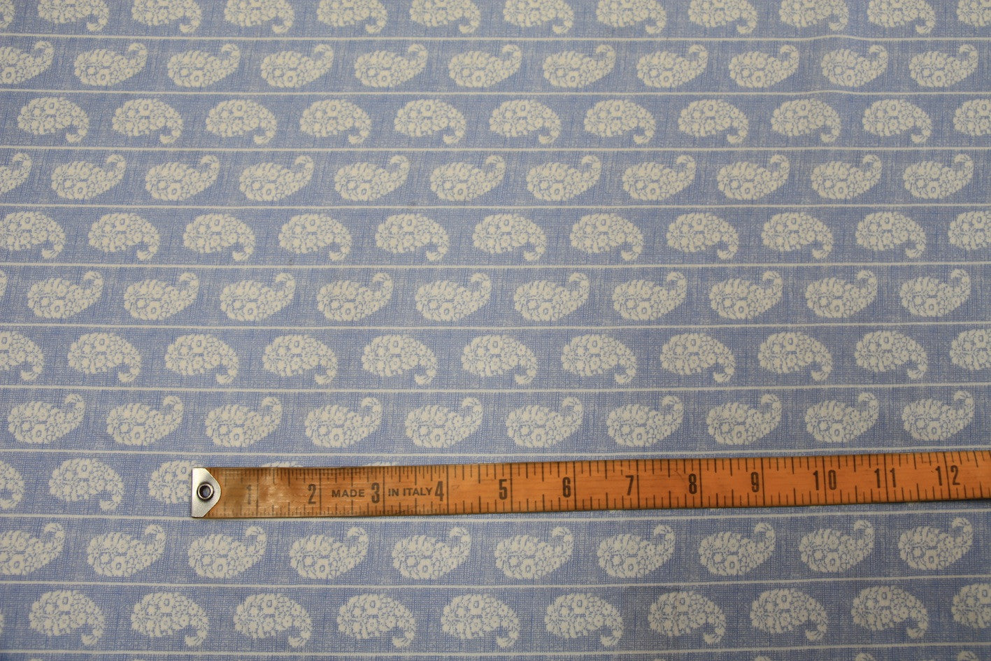 Capri Blue Striped Voile Fabric - Lightweight & Breathable Material for Summer Dresses, Curtains, and Home Decor