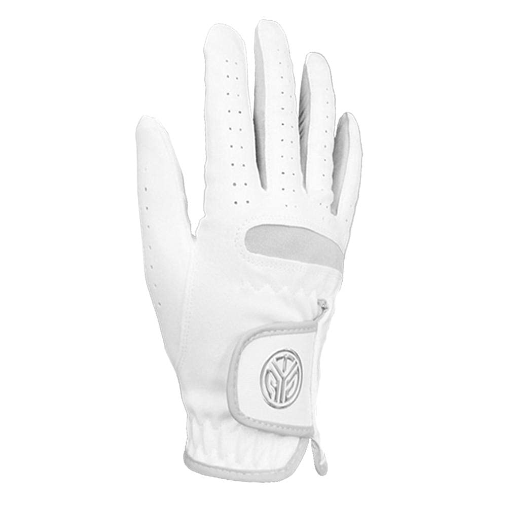Premium Men's Golf Gloves - Left & Right Hand Options - Soft Microfiber Breathable Design - White Color - Ideal for Driving Range & Course Play
