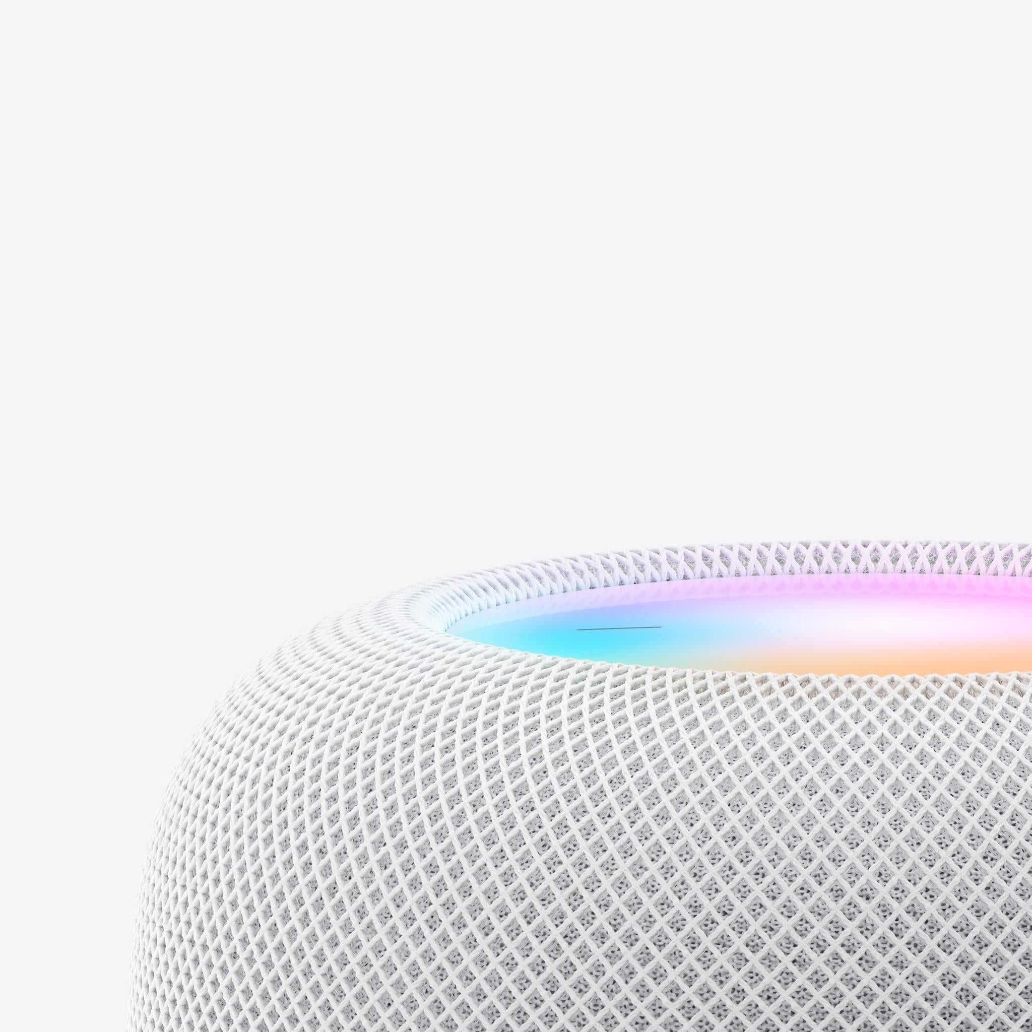 Apple HomePod (2nd Generation) Smart Speaker with Siri - White | Wireless Home Audio System for Music, Smart Home Control & Room-Filling Sound