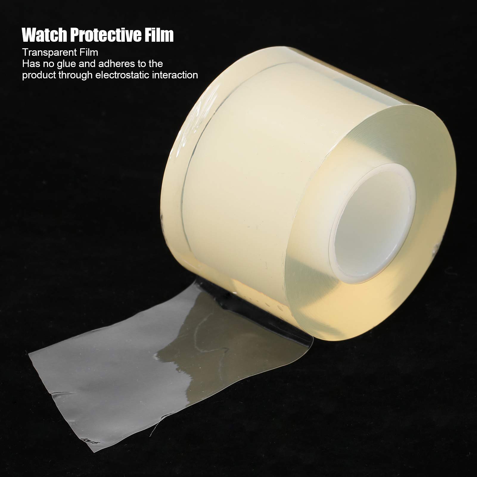 Anti-Static Watch Protective Film Tape 50mm - Clear Screen Protector for Jewelry & Watches