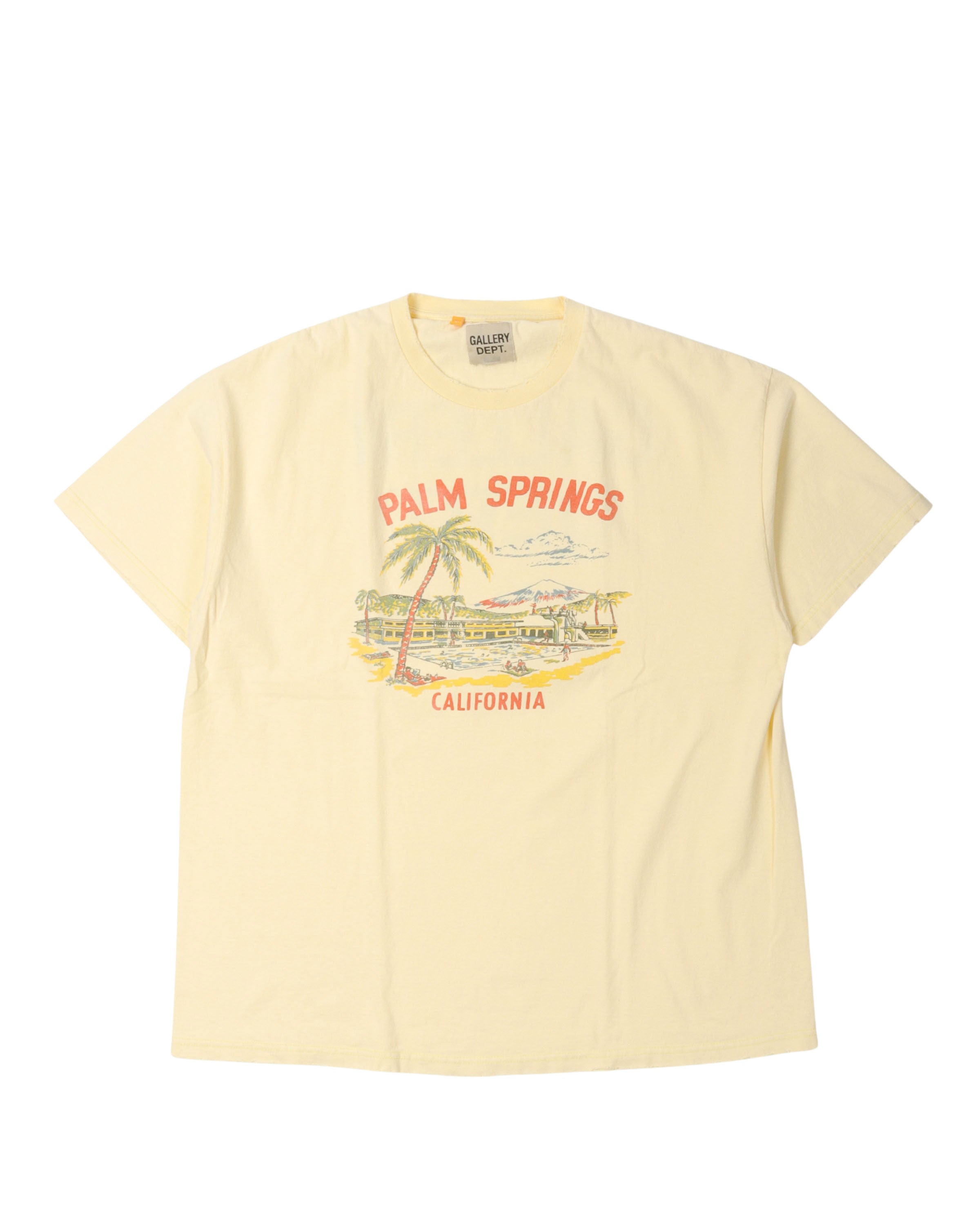 Palm Springs T-Shirt for Men & Women - Vintage Style Graphic Tee - Casual Summer Vacation Shirt for Beach, Travel & Outdoor Activities