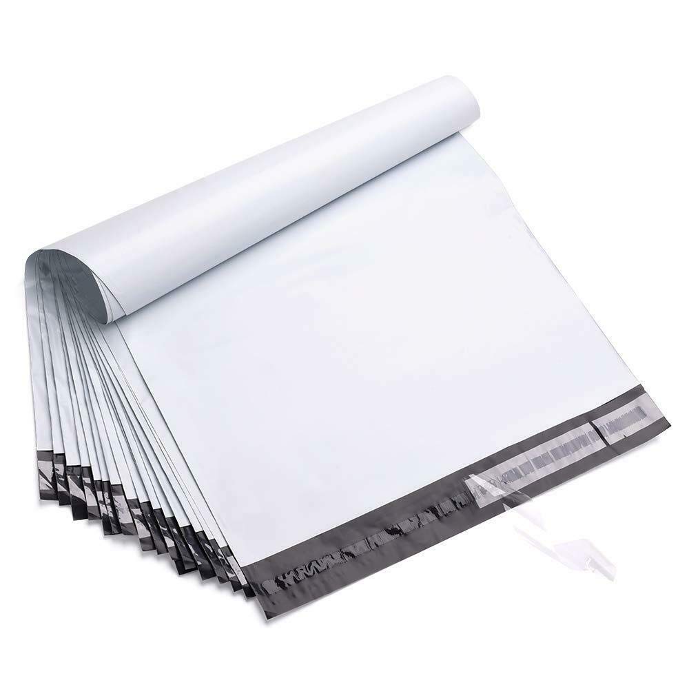 RBHK 1000 Pack 14.5x19 Inch White Poly Mailer Envelopes - Self Adhesive Waterproof Shipping Bags, Tear-Resistant Mailing Pouches for Ecommerce, Amazon FBA, Clothing & Small Business Shipments