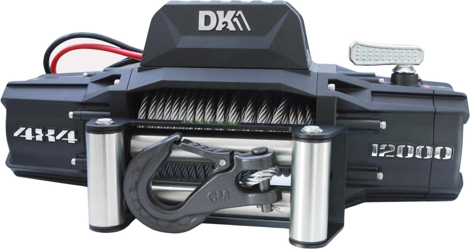 DK2 S12000 12,000 lbs Electric Winch with Steel Cable for 4x4 Trucks & Off-Road Vehicles - Heavy Duty Towing, Recovery & Off-Road Adventures