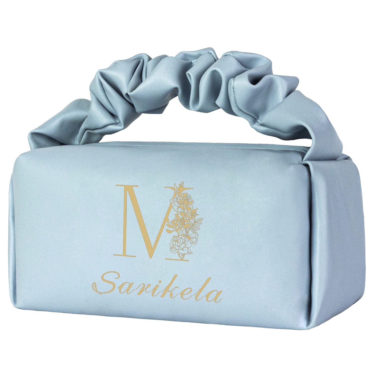 Custom Monogrammed Handbags for Women - Personalized Makeup Bags with Name - Waterproof Tote & Cosmetic Bag - Perfect for Bridal Party, Sister Birthday & Christmas Gifts (Ideal for Travel, Work & Special Occasions)