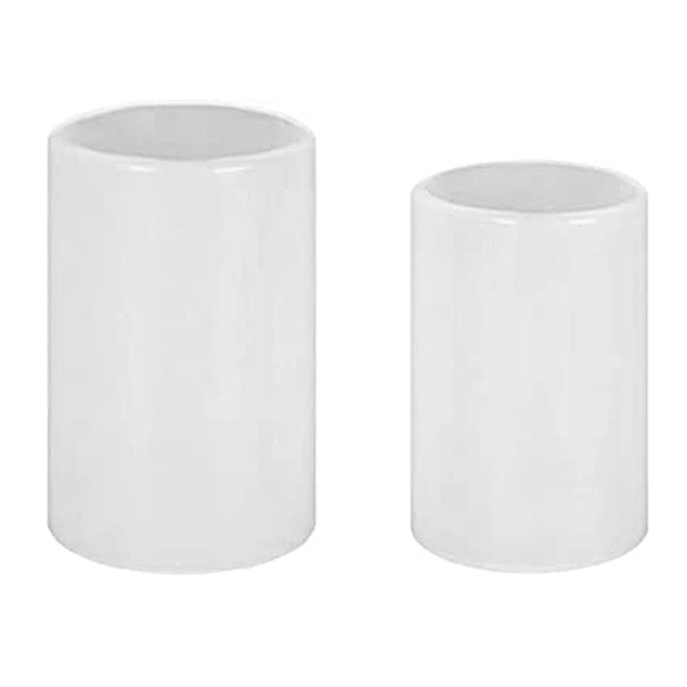 Premium Silicone Candle Molds Set of 2 - 3D Cylinder Shape for DIY Scented Candles, Soap Making, Resin Casting & Wax Decorations - Perfect for Home Decor, Gifts, Aromatherapy & Craft Projects