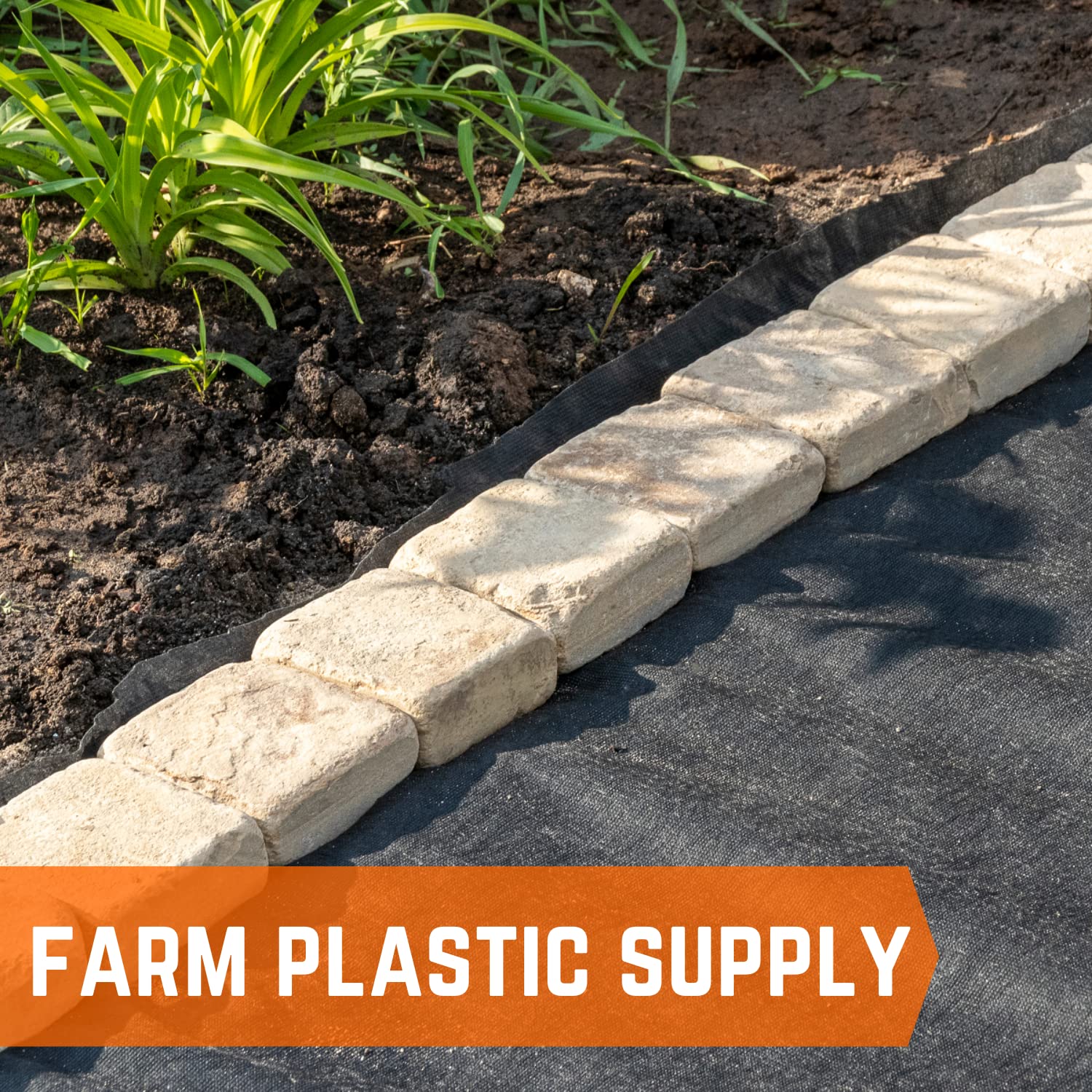 5oz Heavy Duty Woven Landscape Fabric - 6' x 250' Commercial Grade UV Resistant Ground Cover | Durable Weed Barrier for Gardening, Farming, Agriculture | Perfect for Vegetable Beds, Flower Gardens & Landscaping Projects