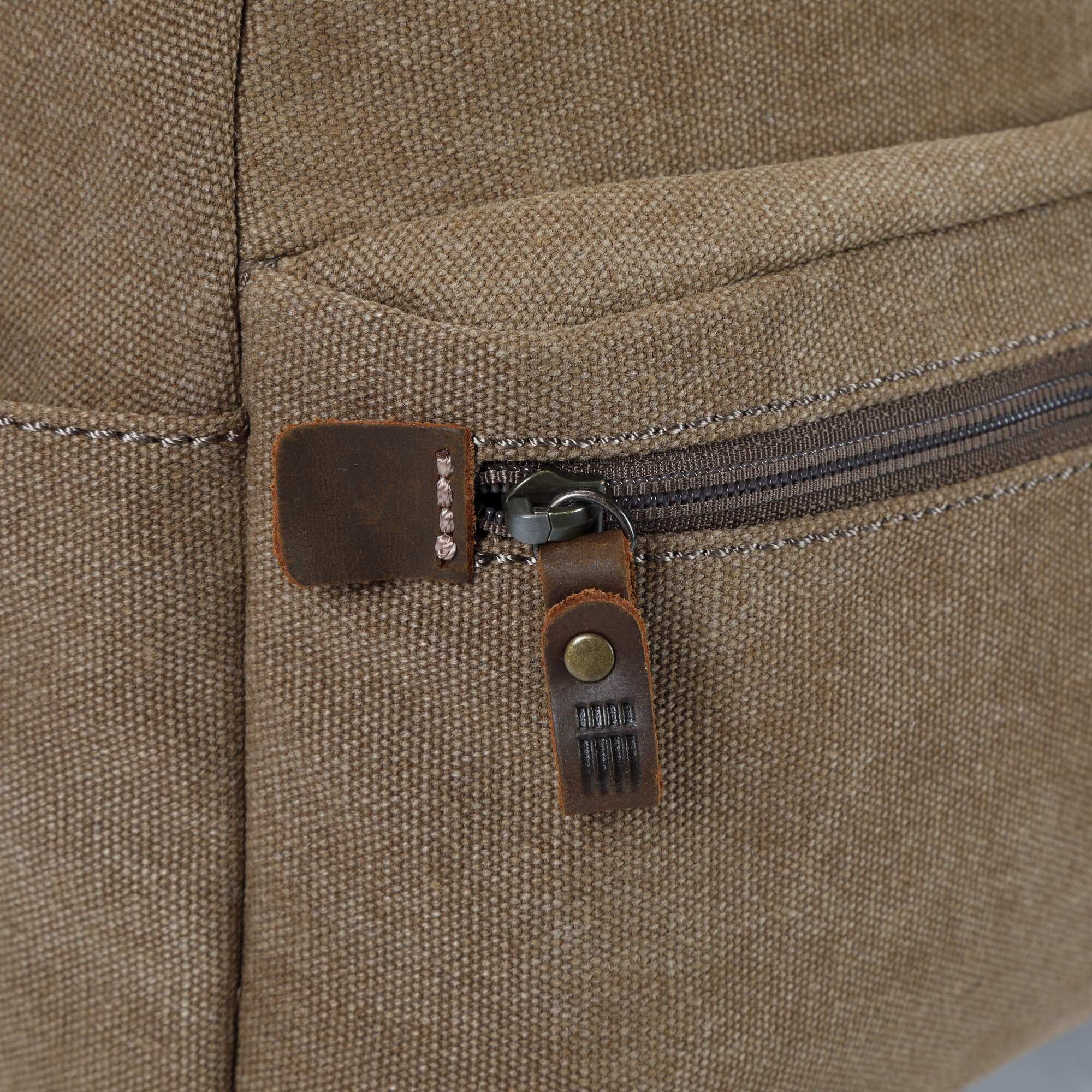 TRP0552 Troop London Classic Canvas Backpack - Small Durable School & Travel Daypack for Men & Women - Perfect for College, Commuting & Outdoor Adventures