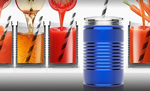 Asobu I Can - Premium Stainless Steel Insulated Water Bottle with Straw Lid, Leakproof & BPA-Free - Perfect for Gym, Hiking, Travel & Everyday Hydration