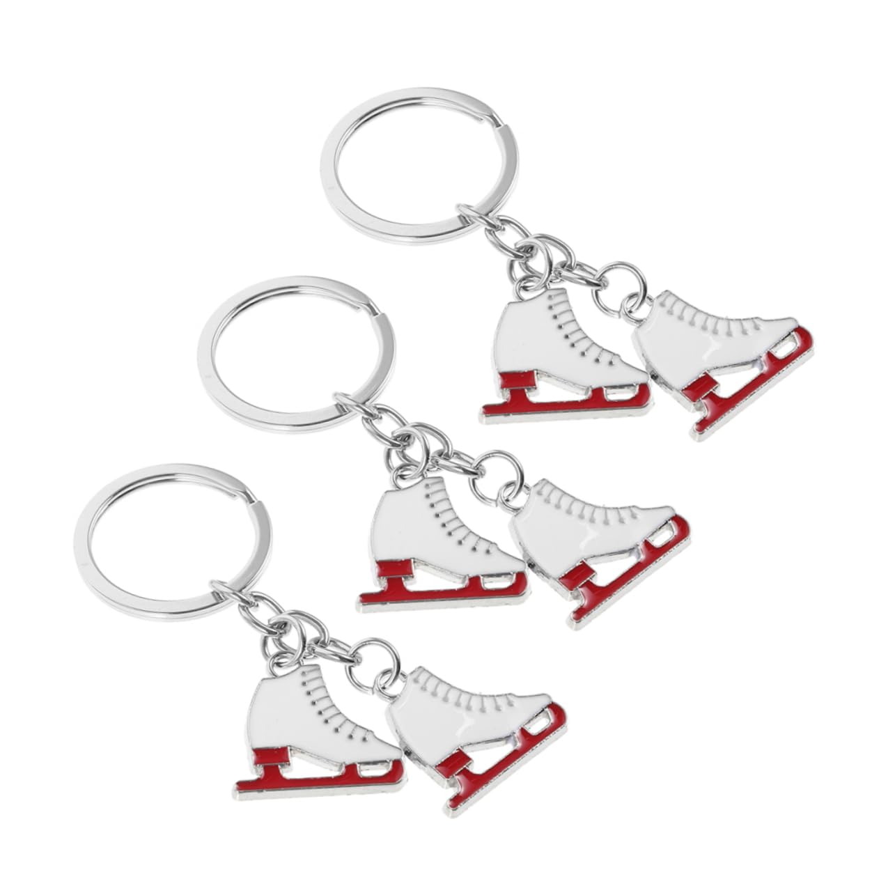 BESPORTBLE Unique Ice Skates Keychains Metal Hanging Keychains - Perfect for Winter Sports Enthusiasts and Collectors