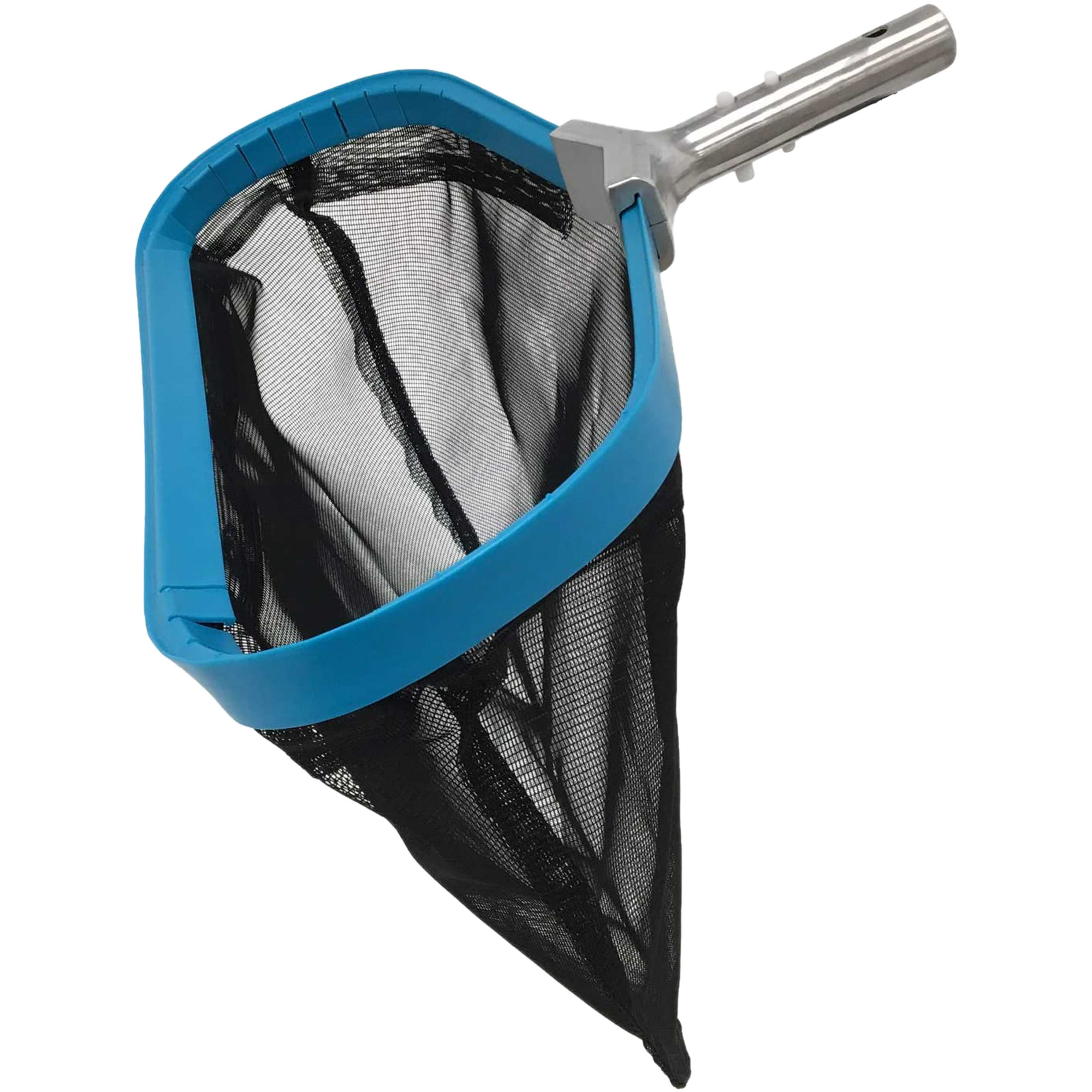 Professional Heavy Duty 19-Inch Swimming Pool Leaf Skimmer Rake with Reinforced Aluminum Frame - Deep Net Bag for Commercial & Residential Pools | Durable Pool Cleaning Tool for Leaves, Debris & Maintenance