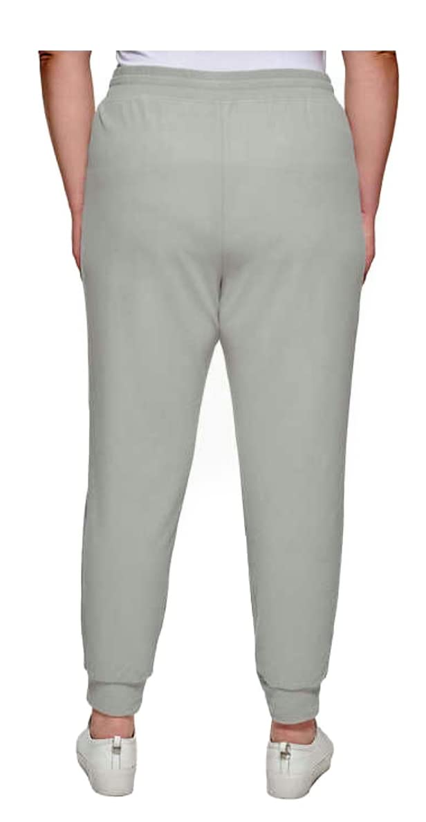 Andrew Marc Marc New York Women's Ribbed Midweight Jogger Pants - Comfortable Casual Lounge & Workout Pants for Everyday Wear