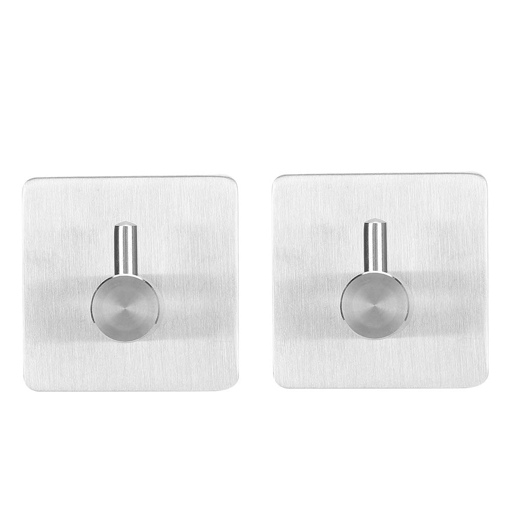 Stainless Steel Wall Hooks for Heavy Duty Use - Rustproof Garage, Kitchen, Bathroom & Office Organizer - Perfect for Hanging Clothes, Towels, Tools & More in Home, Garden & Laundry Room