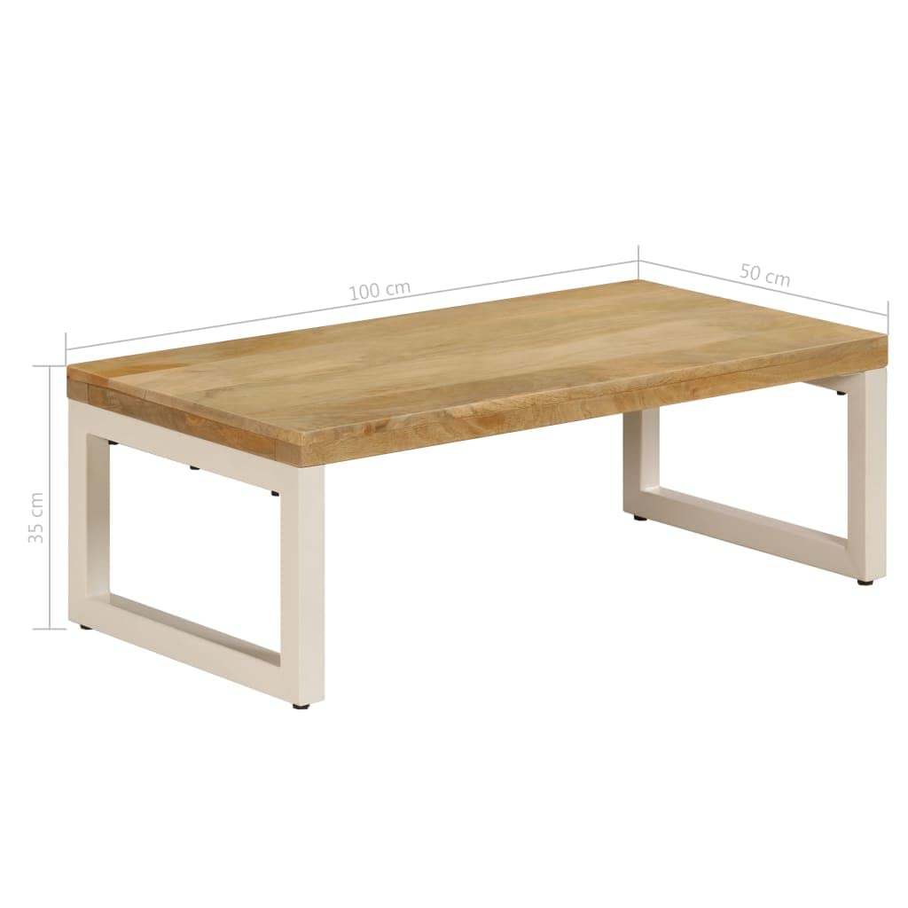 Modern Square Coffee Table - 39.4