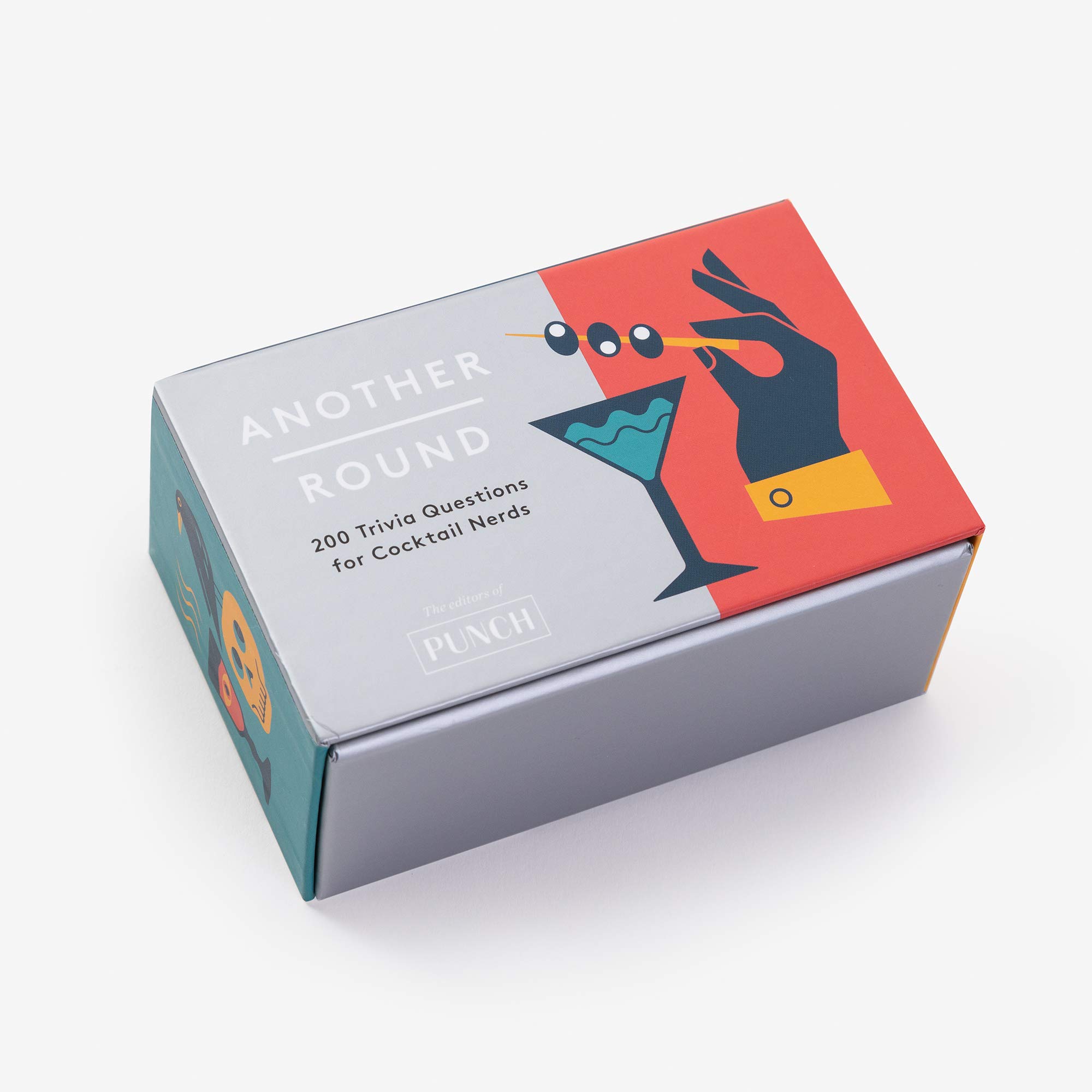 Clarkson Potter Another Round: 200 Cocktail Trivia Questions for Drink Enthusiasts - Fun Card Game for Parties, Bars & Game Nights