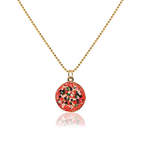 Supreme Pizza Necklace