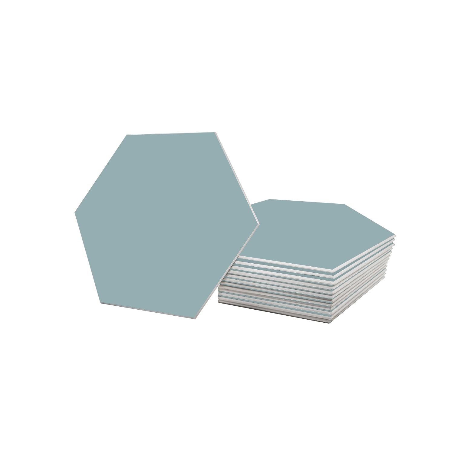 Hexagon Peel & Stick Backsplash Tiles - Easy DIY for Kitchen & Bathroom