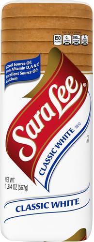 Sara Lee Classic White Sandwich Bread - 20 Oz Loaf, No Artificial Colors or Flavors | Perfect for Sandwiches, Toast & Family Breakfast