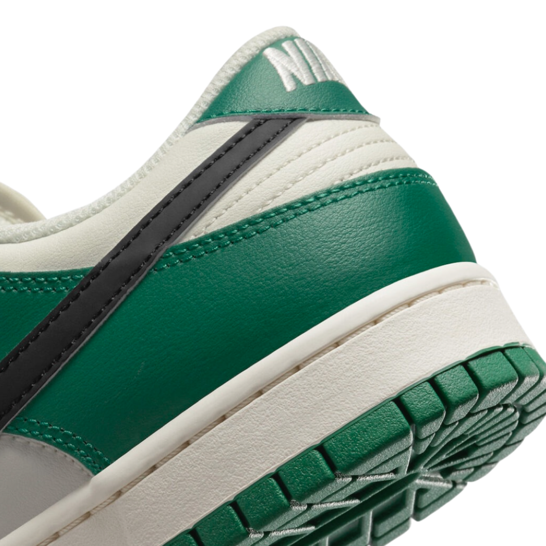 Nike Dunk Low Retro SE Sneakers - Pale Ivory & Black Malachite Colorway | Men's Basketball Shoes for Casual Wear & Street Style