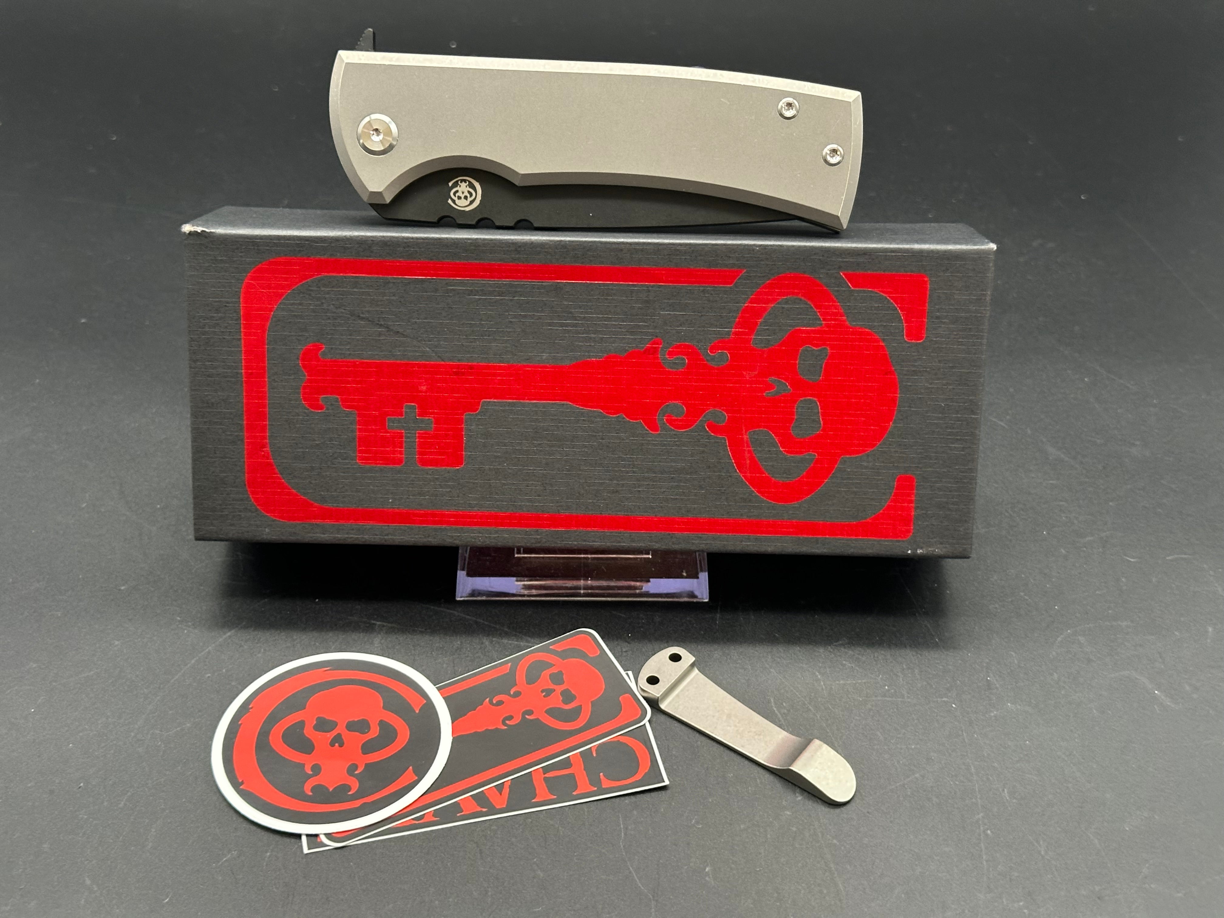 Chaves Redencion 229 Kickstart Tanto Chisel Grind Folding Knife - Premium EDC Pocket Knife for Outdoor, Camping & Everyday Carry