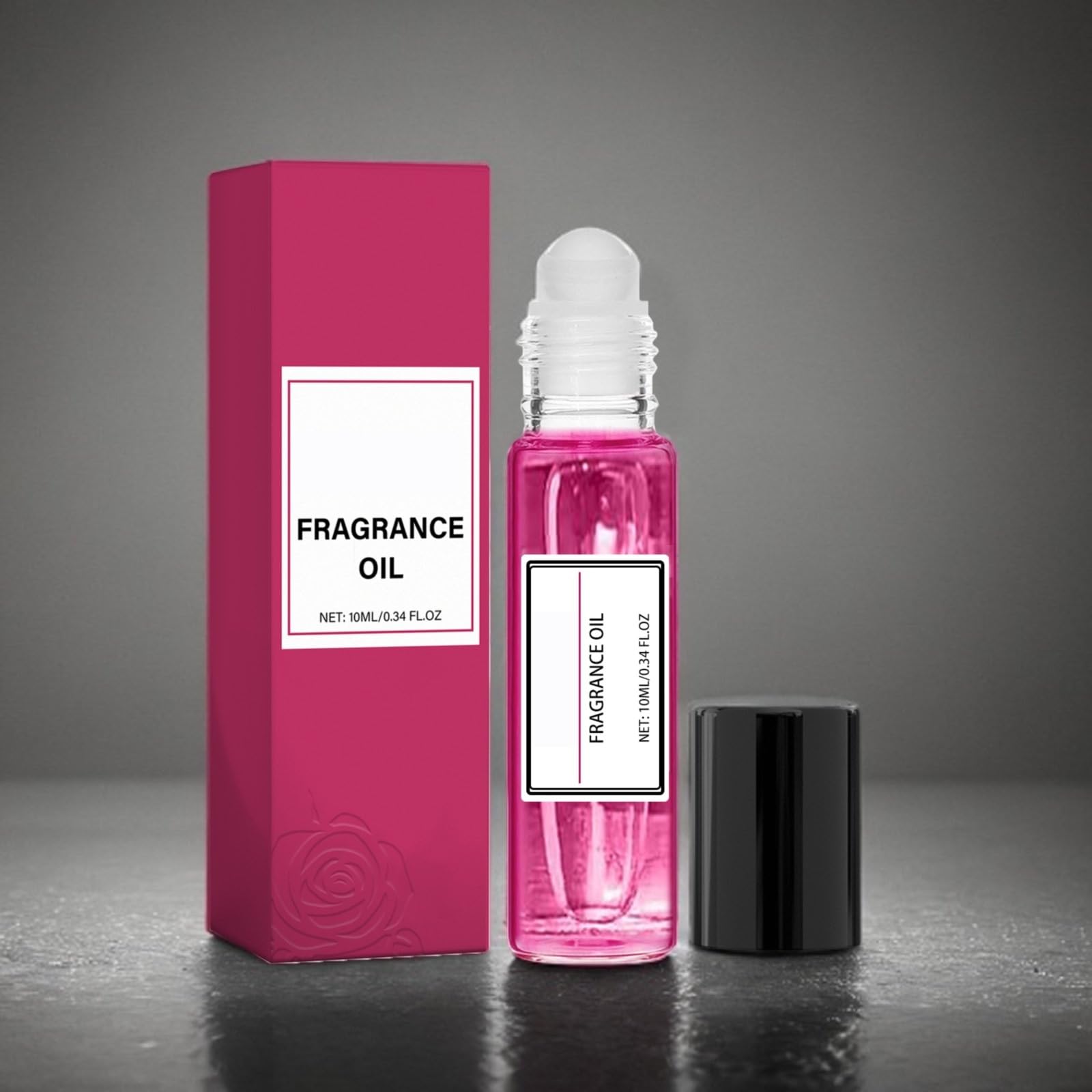 2-Pack Crazy in Love Roll-On Perfume Oil for Women - Long Lasting Fragrance by Dla Cosmetics (2.5x2.5x3.5 inch) - Perfect for Date Night, Gift Giving & Everyday Wear