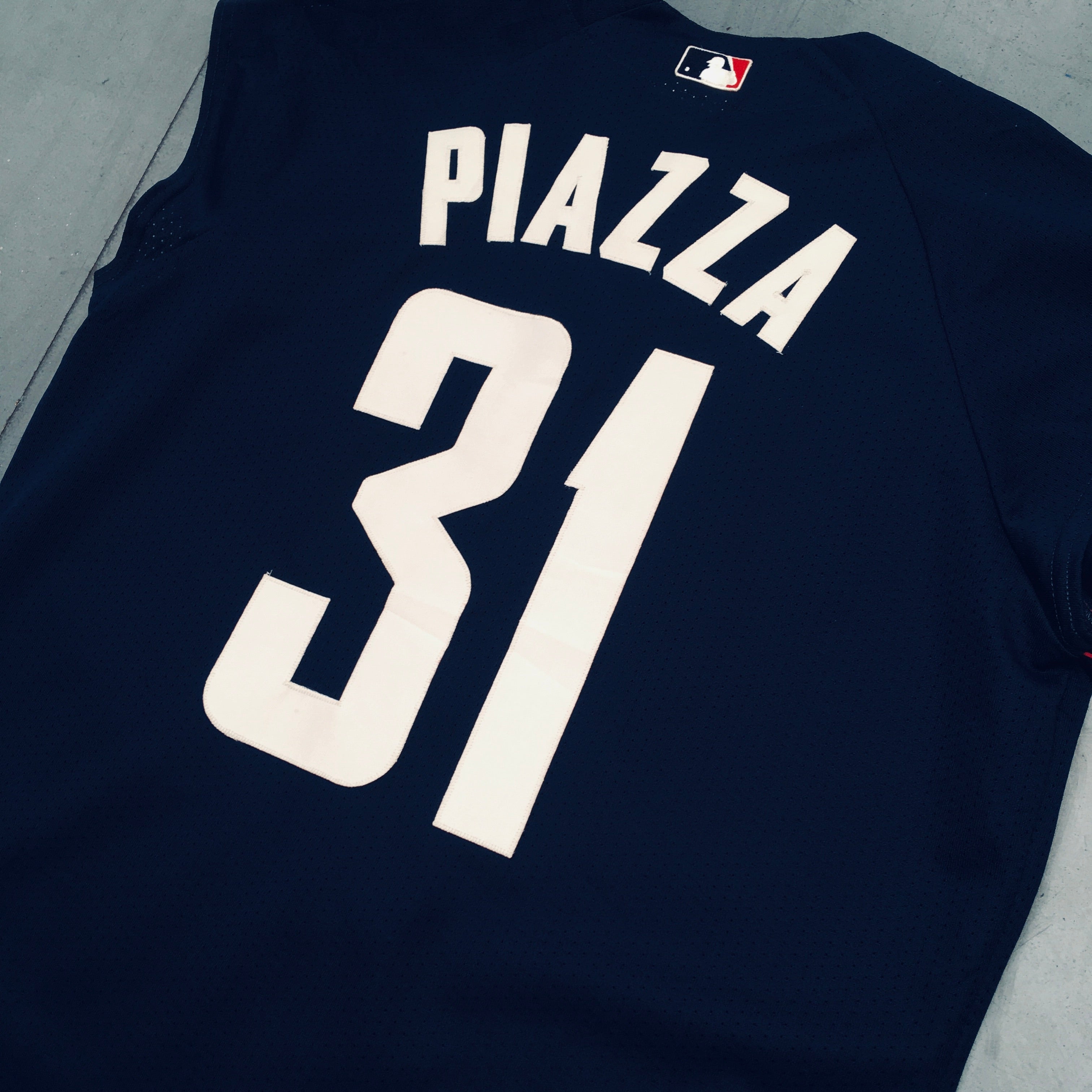 Authentic Mike Piazza 2000 All-Star Game Stitched Jersey - New York Mets Majestic Collection (Size XL) | Perfect for Baseball Fans, Collectors & Game Day Outfits