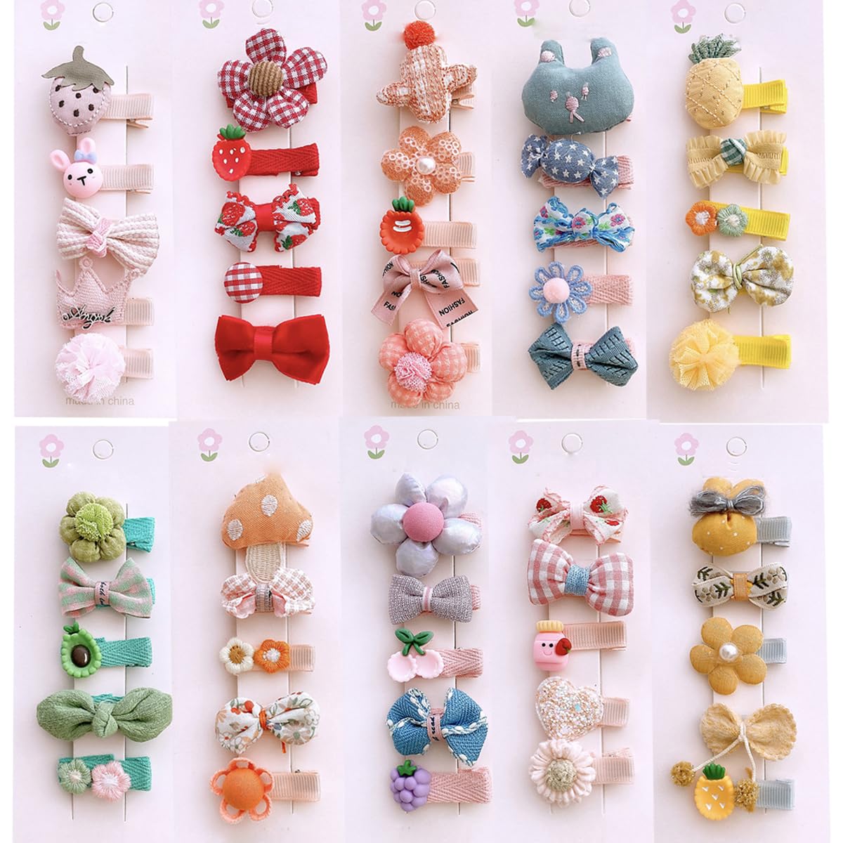25Pcs Cute Hair Clips for Toddler Girls & Baby Girls - Soft Hairpins for Kids & Teens (Random Colors) - Perfect for School, Parties & Daily Hair Accessories