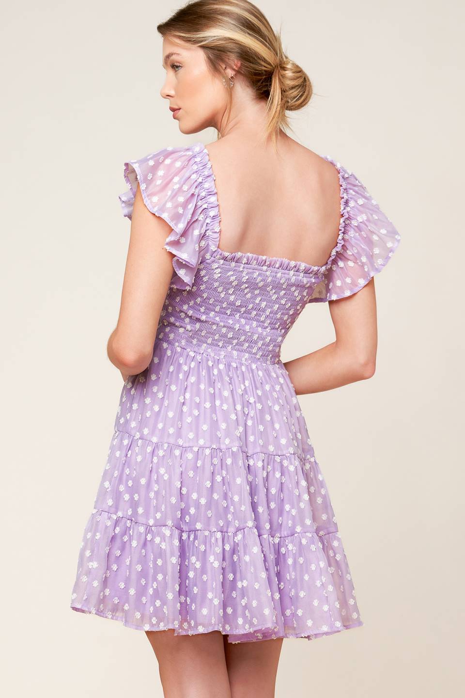 Playfully Posh Lavender Mini Dress for Women - Elegant Party & Cocktail Outfit - Final Sale