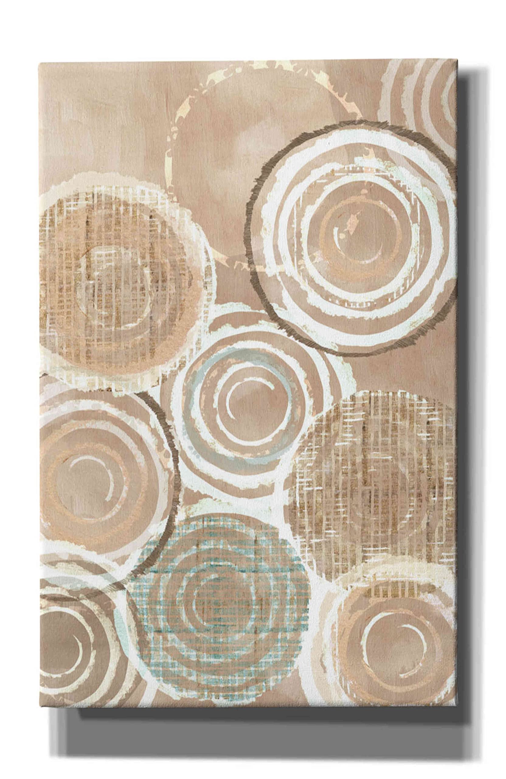 Epic Graffiti 'Woven Baskets IV' by Flora Kouta - 26x40 Inch Giclee Canvas Wall Art Print - Modern Home Decor for Living Room, Bedroom & Office