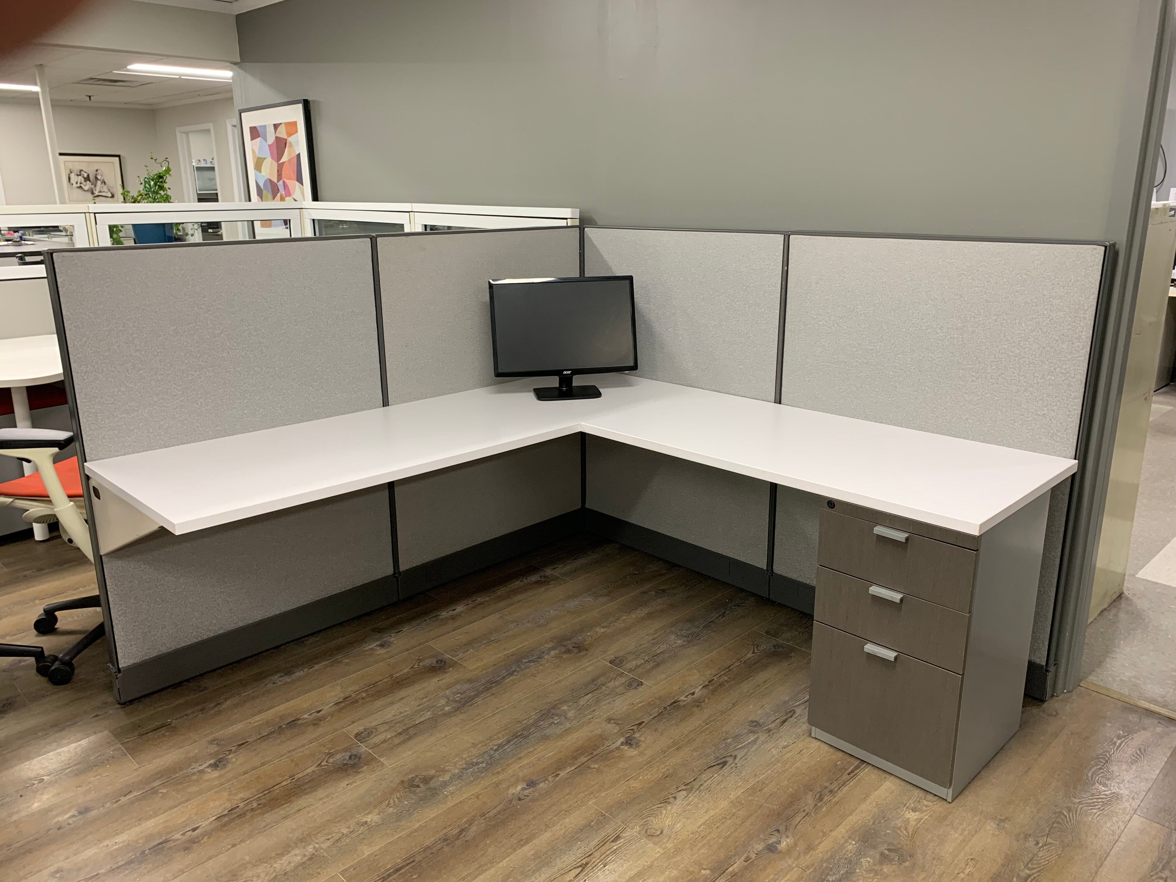 Premium Used Haworth Cubicles for Office & Workspace - High-Quality Refurbished Office Partitions for Sale