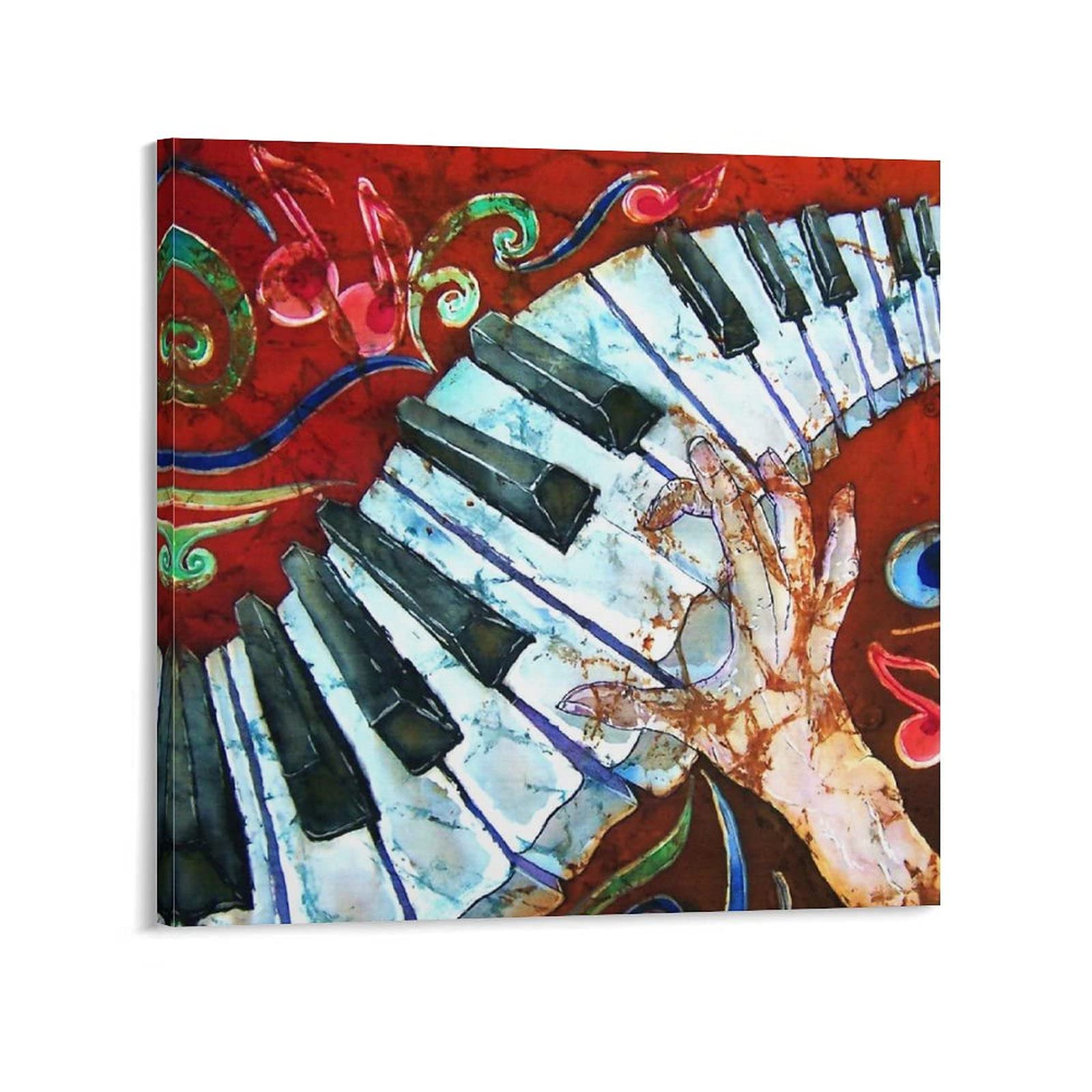 Impressionist Piano Music Posters - Abstract Wall Art for Bedroom & Living Room Decor | Aesthetic Room Wallpaper Prints for Home & Office | Perfect for Music Lovers, Studio Decor & Gift Ideas