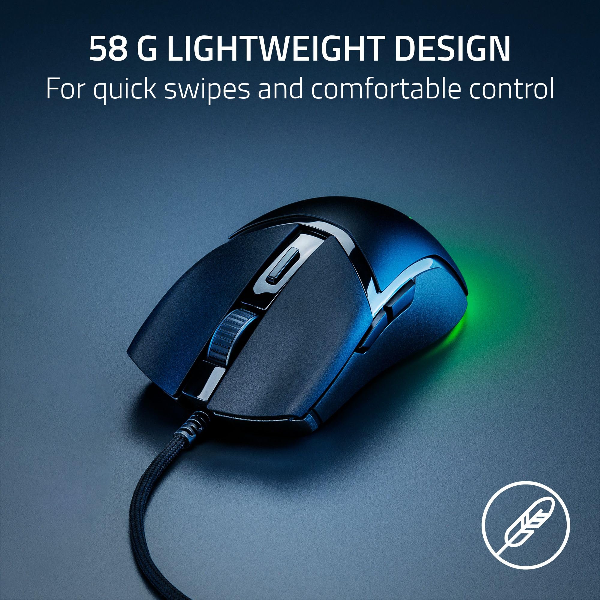 Razer Cobra Wired Gaming Mouse & Razer Ornata V3 X Gaming Keyboard Combo - Ergonomic RGB Setup for PC, PS5, Xbox Gaming & Esports
