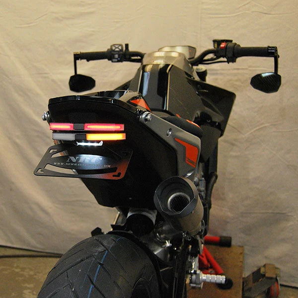 KTM 790/890 Duke Fender Eliminator Kit (2018-2023) - Rear Tail Tidy License Plate Bracket for Motorcycle Customization & Street Legal Compliance