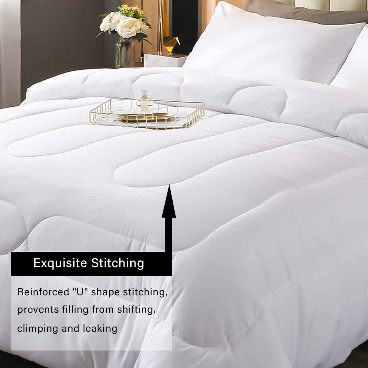 Feelyou Skiing 7-Piece Queen Bedding Set - Ski Sports Comforter Set with Sheets, Pillowcases & Pillow Covers - Ultra Soft Breathable Bedding for Winter Sports Enthusiasts - Perfect for Ski Lodges, Cabin Retreats & Cozy Bedrooms