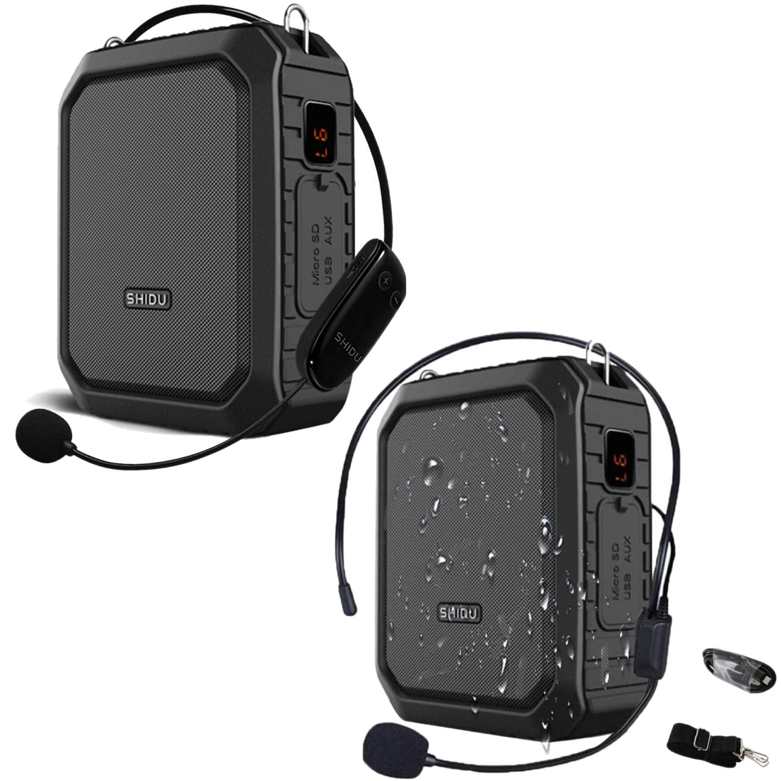 M800 Wired & M800UHF Wireless Voice Amplifier - Portable PA System for Teachers, Tour Guides, Public Speaking & Outdoor Events