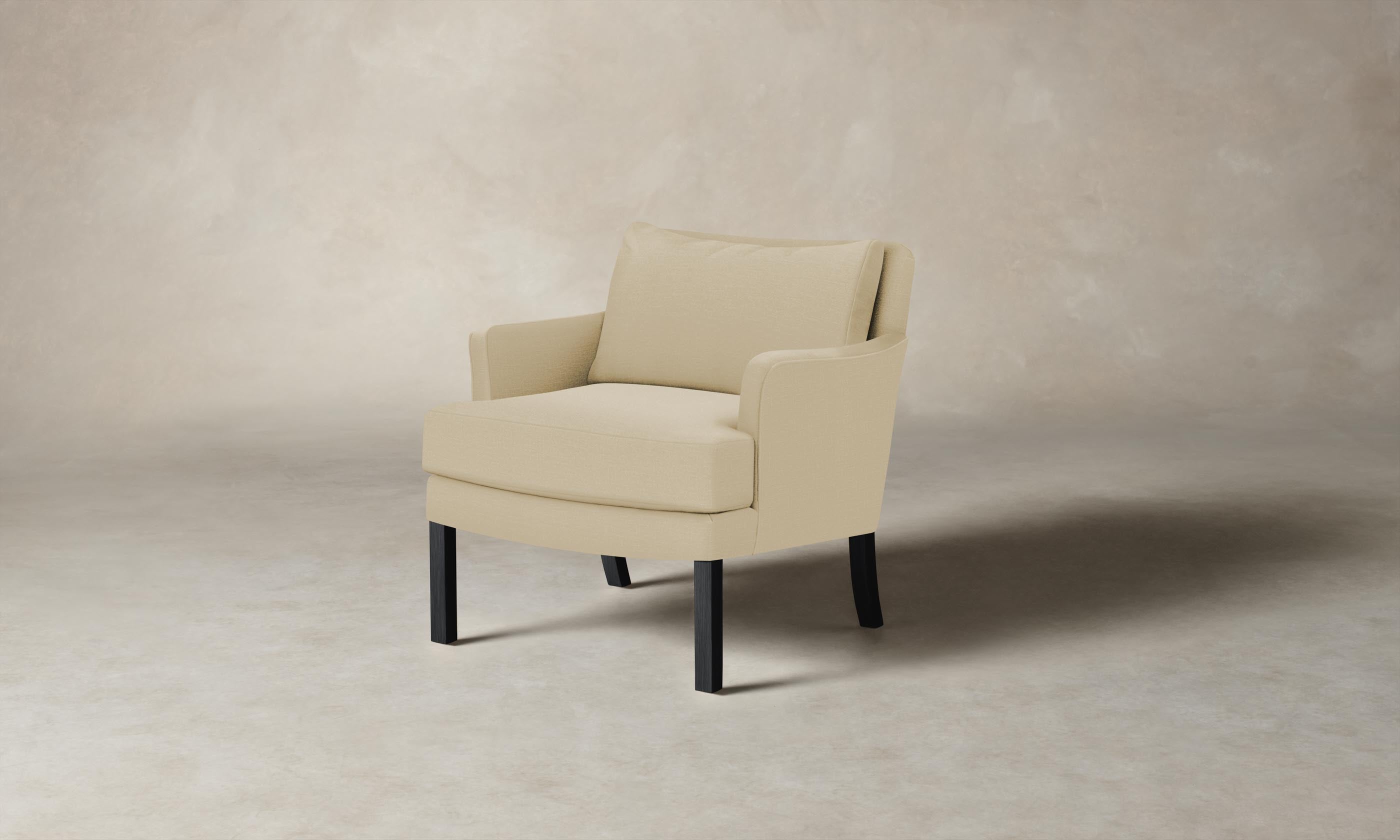 Premium Kaye Chair with Performance Linen Weave - Modern Prairie Style Accent Chair for Living Room, Bedroom, or Office - Comfortable Seating for Home Decor and Relaxation