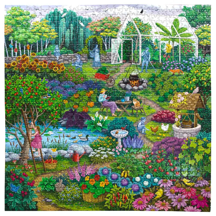 Alchemist's Orchard 1000-Piece Jigsaw Puzzle for Adults - Challenging Fantasy Art Puzzle for Family Game Night & Relaxation