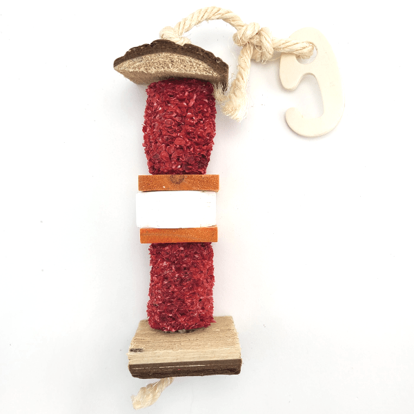 Moss Hollow Gnaw N Mineral - Natural Mineral Chew Toy for Small Pets, Hamsters, Rabbits & Guinea Pigs - Promotes Dental Health & Stress Relief - Perfect for Cage Enrichment & Playtime