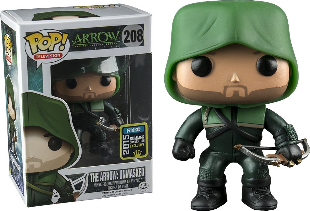 Funko Pop! Arrow Unmasked SDCC 2015 Exclusive Collectible Figure - The CW TV Series Action Figure for Display & Gift Giving