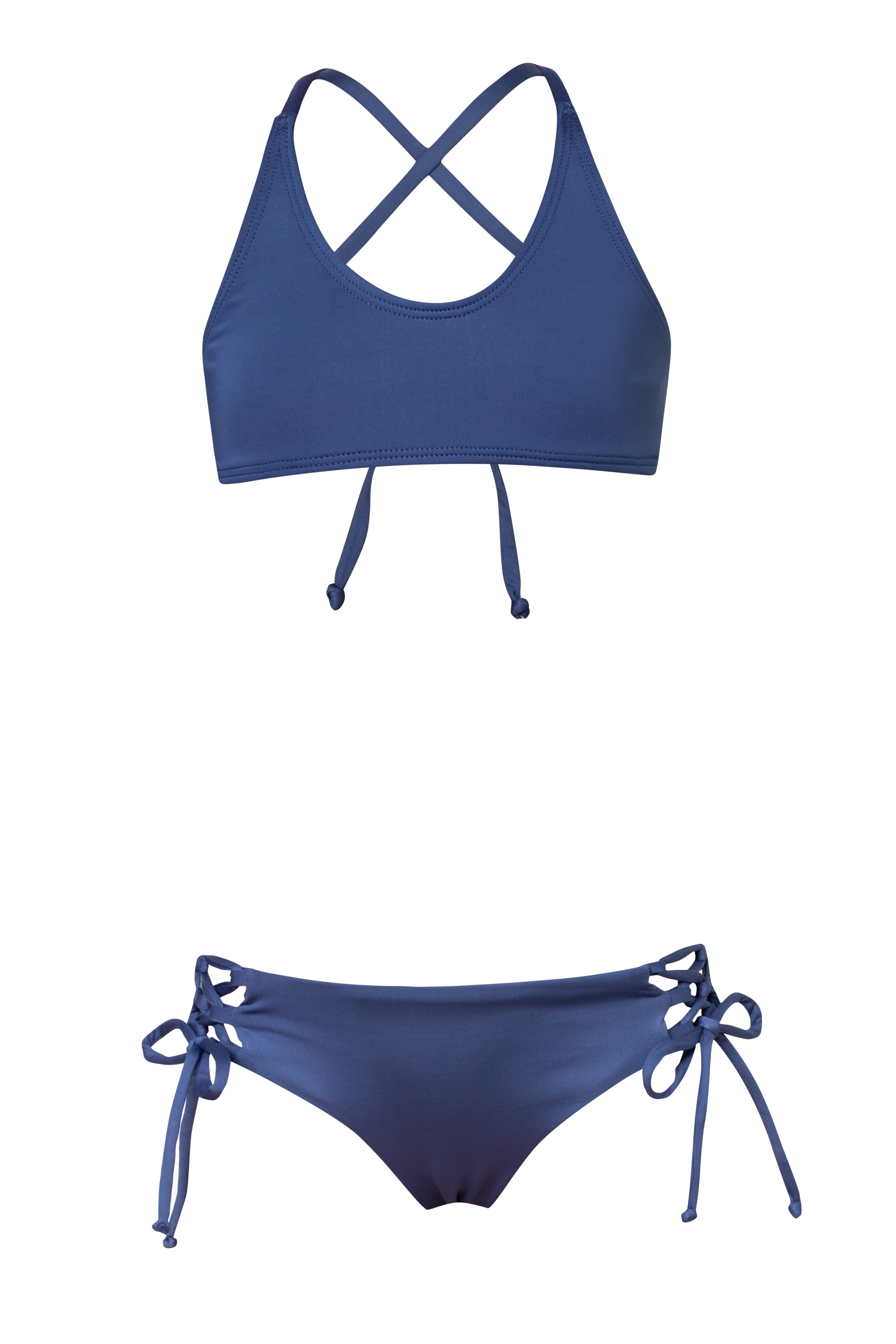 Front Row Women's Blue Bikini Set - Sexy Swimwear Two Piece for Beach & Pool Vacation | Perfect for Summer, Swimming, and Tropical Getaways