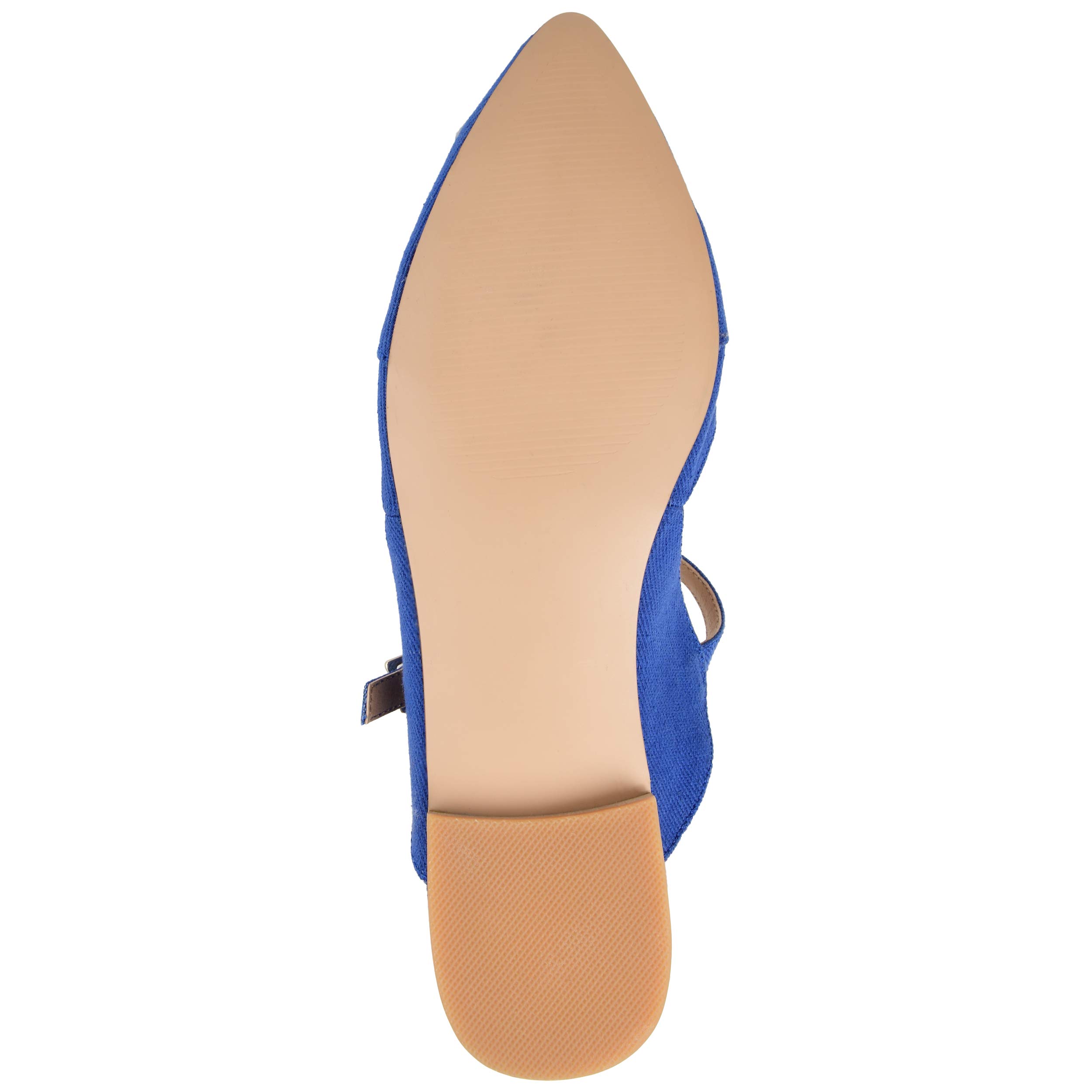 Journee Collection Women's Comfortable Ballet Flats - Lightweight Slip-On Shoes for Work, Travel & Everyday Wear