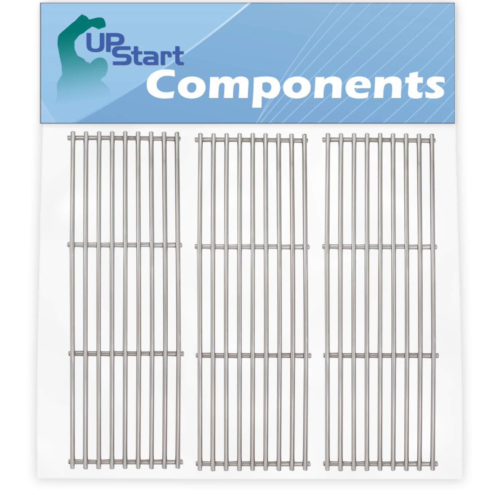 UpStart Components 3-Pack Stainless Steel BBQ Grill Grates Replacement for Chargriller 5252 - 19 3/4