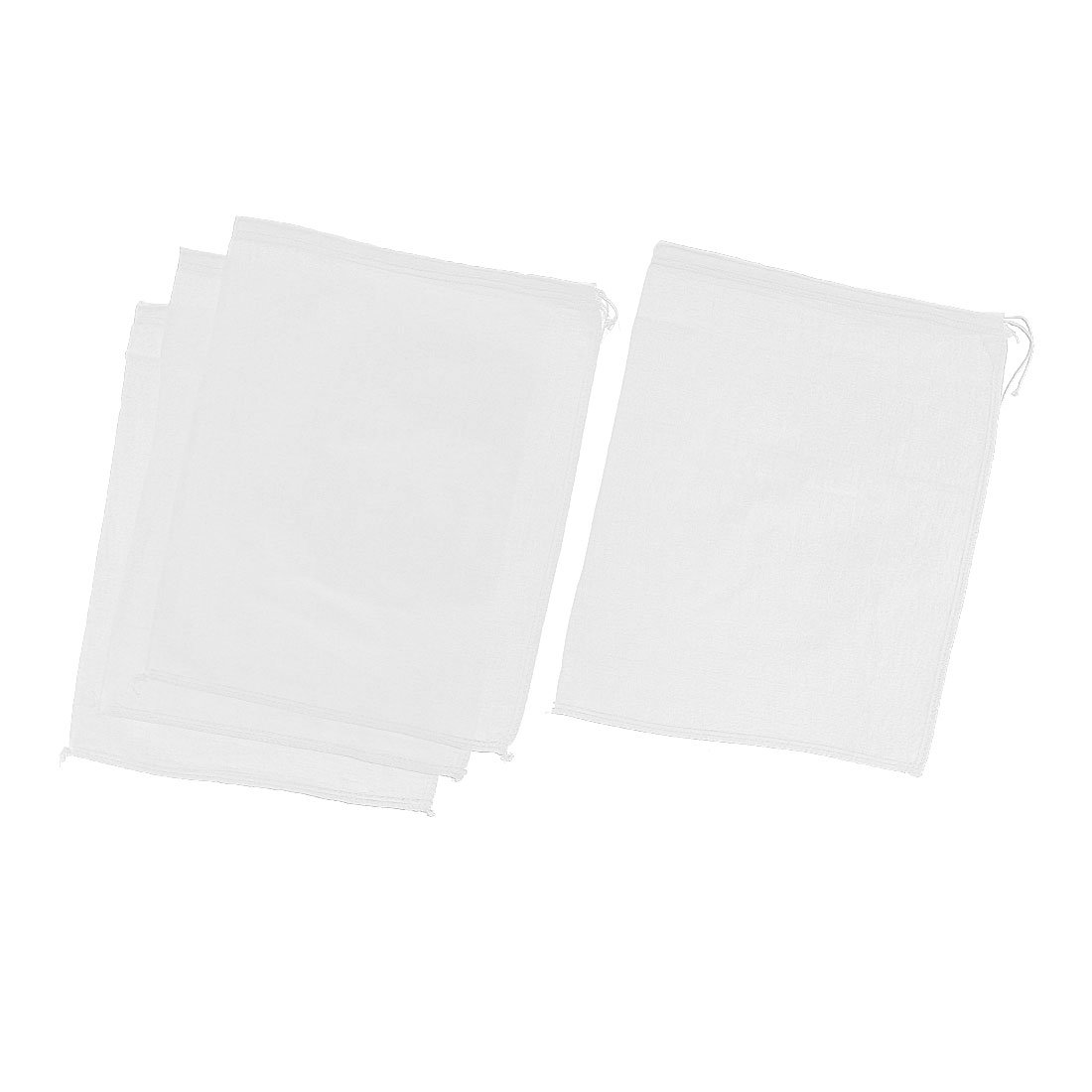 Premium 4-Pack Reusable Coffee Soup Soybean Milk Strainer Filter Bags - Fine Mesh Food Grade for Brewing, Cooking & DIY Projects - Perfect for Home, Kitchen & Camping Use
