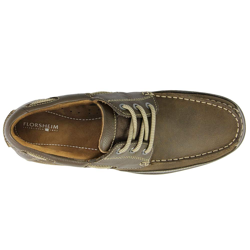 Florsheim Men's Lakeside Oxford Boat Shoe - Classic Leather Casual Slip-On for Men | Perfect for Summer, Boating & Outdoor Activities
