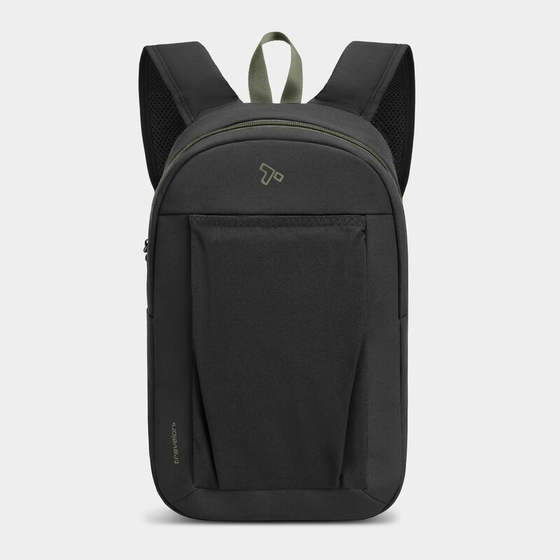 Travelon The Voyages Anti-Theft Small Backpack with XL Water Bottle Pocket - Secure Travel Daypack for Commuting, Hiking & Urban Exploration