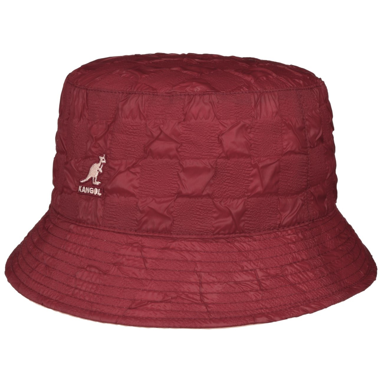 Kangol Pucker Check Bucket Reversible Hat - Stylish Unisex Sun Protection for Outdoor Activities, Travel & Casual Wear