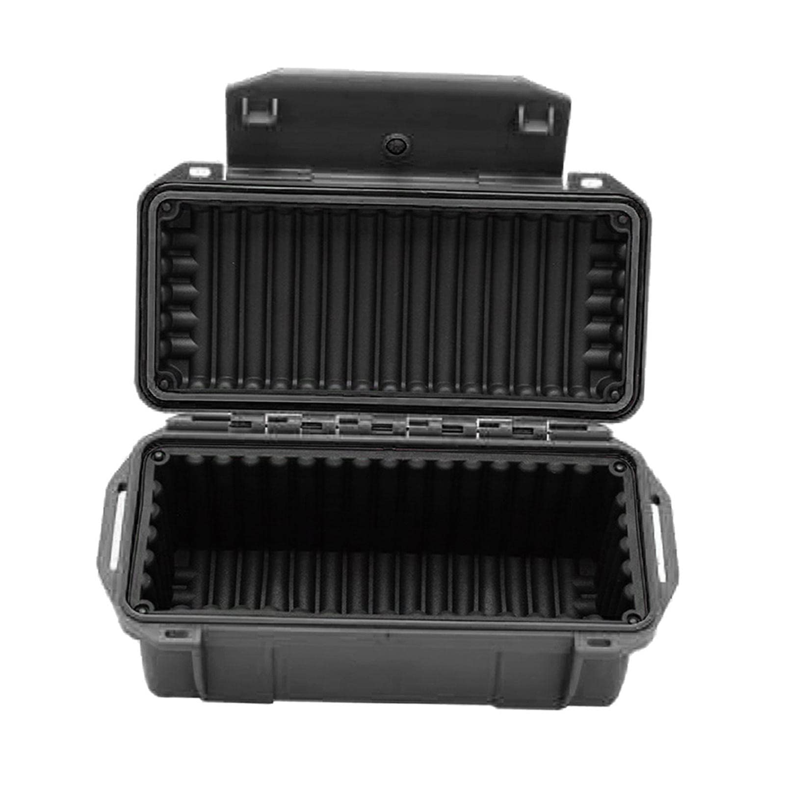 Colcolo Portable Shockproof Outdoor Storage Case - Waterproof Camping Travel Container, Durable Carry Storage Box for Hiking, Hunting & Travel Accessories (Black)