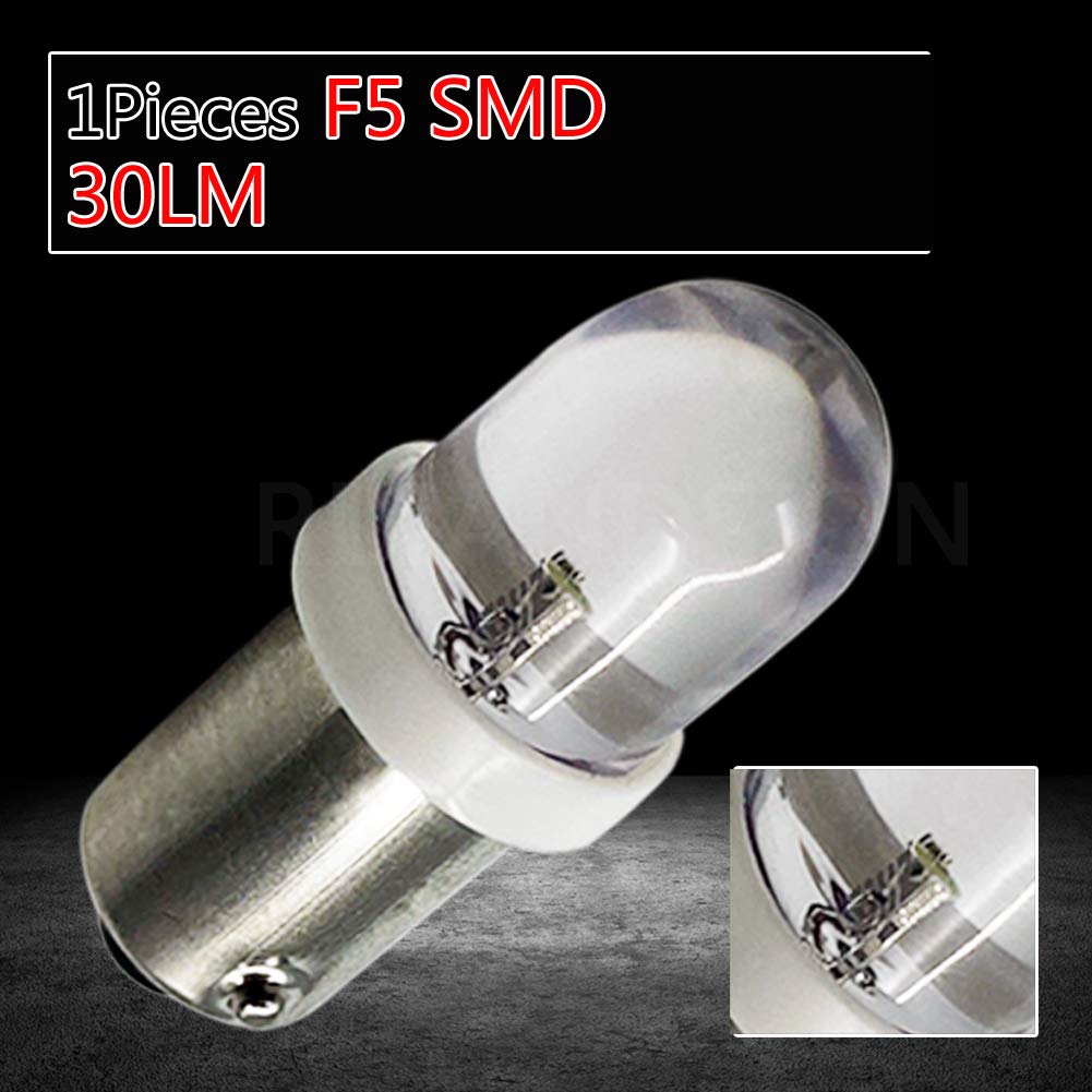 Ruiandsion 10-Pack BAY9S LED Bulbs - 12V H21W 64136 White LED Light Bulbs for Car Interior, Dome, Map & License Plate Lights | Interior Lighting Upgrade for Cars, Trucks & SUVs